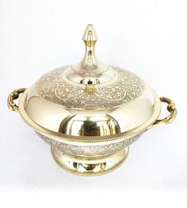 Tazón de dátiles de diseño único para el hogar, Hotel, frutas secas, dátiles, cuencos de chocolate, vajilla, acabado dorado, cuenco de dátiles de latón de alta calidad - Product Image 3