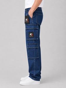 Pantalon Cargo Jogger pour Hommes – Vente en Gros, Personnalisé, 100% Coton Toile Légère, Décontracté, Uni, OEM, Poches Respirantes, Long - Product Image 4
