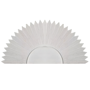 Hand Carving White Painted Half Sun Bed <b>Headboard</b> Morocco <b>Headboard</b> Wooden <b>Wall</b> Mount Bed Head Tropical Home Furniture Decor - Product Image 2