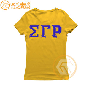 Sigma Gamma Rho personnalisé T-Shirt pour femme Vêtements de sororité Jersey de coton T-shirt respirant de haute qualité Vêtements grecs pour femme - Product Image 6