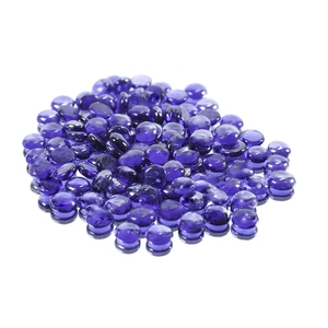 WGV International FLMA01XX Remplissage de vase en verre plat décoratif poli effet marbre - Style classique, diverses couleurs (1 lb) Sac) - Product Image 3