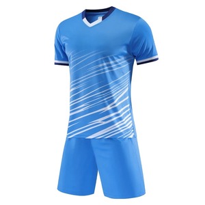 ชุดเสื้อฟุตบอลผ้าโพลีเอสเตอร์แบบยืดได้ชุดทีมฟุตบอลมืออาชีพชุดสโมสรผลิตจากโพลีเอสเตอร์ระบายอากาศได้ดีผลิตจาก100% - Product Image 5