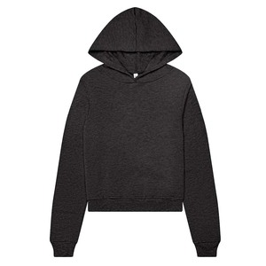 เสื้อฮู้ดครอปมีซับในขนแกะสำหรับผู้หญิง มีกระเป๋า - Product Image 5