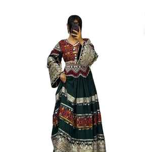 Vestidos Afganos Bordados a Mano de Color Amarillo, Estilo Vintage, Venta al por Mayor, Precio de Mayoreo y MOQ Bajo, Los Mejores Vestidos de 2026 - Product Image 5