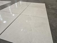 Dalles de marbre poli effet crème vanille pour sols et plafonds, design bordure naturelle, luxe, pour intérieur, hôtel, salle de bain, cuisine, escalier