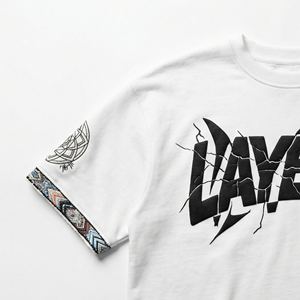 Men Heavyweight Cotton T-Shirt Boxy Fit <b>Crop</b> <b>Top</b> Custom Distressed Streetwear Pullover High GSM Factory OEM PUNK STYLE - Product Image 5