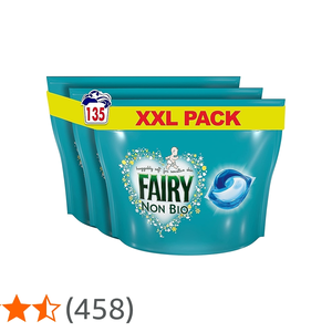 Fairy Non-Bio PODS, Lessive liquide en tablettes / capsules, 135 lavages (45 x 3) - Product Image 1