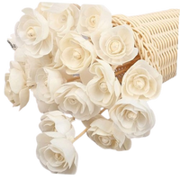 Sola bunga kayu reed diffuser, Wangi buatan tangan bunga Sola ramah gema bunga Sola alami ke udara menyegarkan