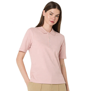 Collection d'été Chemises polo pour femmes Design personnalisé Chemises polo à manches courtes Vêtements de travail confortables et vêtements décontractés Chemises polo pour femmes - Product Image 1