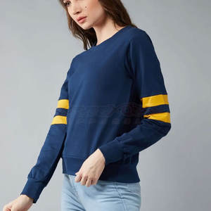 <b>Women</b> <b>Sweatshirts</b> Wholesale Stylish <b>Sweatshirts</b> and <b>Hoodie</b> Fleece Terry Fashionable Ladies Oversized Pullover Dropped Shoulder - Product Image 3
