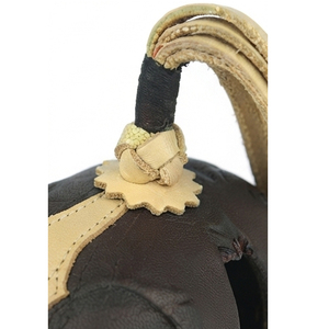 Leather Falconry Hood Embossed Design One Size Durable Hunting Outdoor Equipment All Seasons Minimalist Style Portable <b>Foldable</b> - Product Image 5