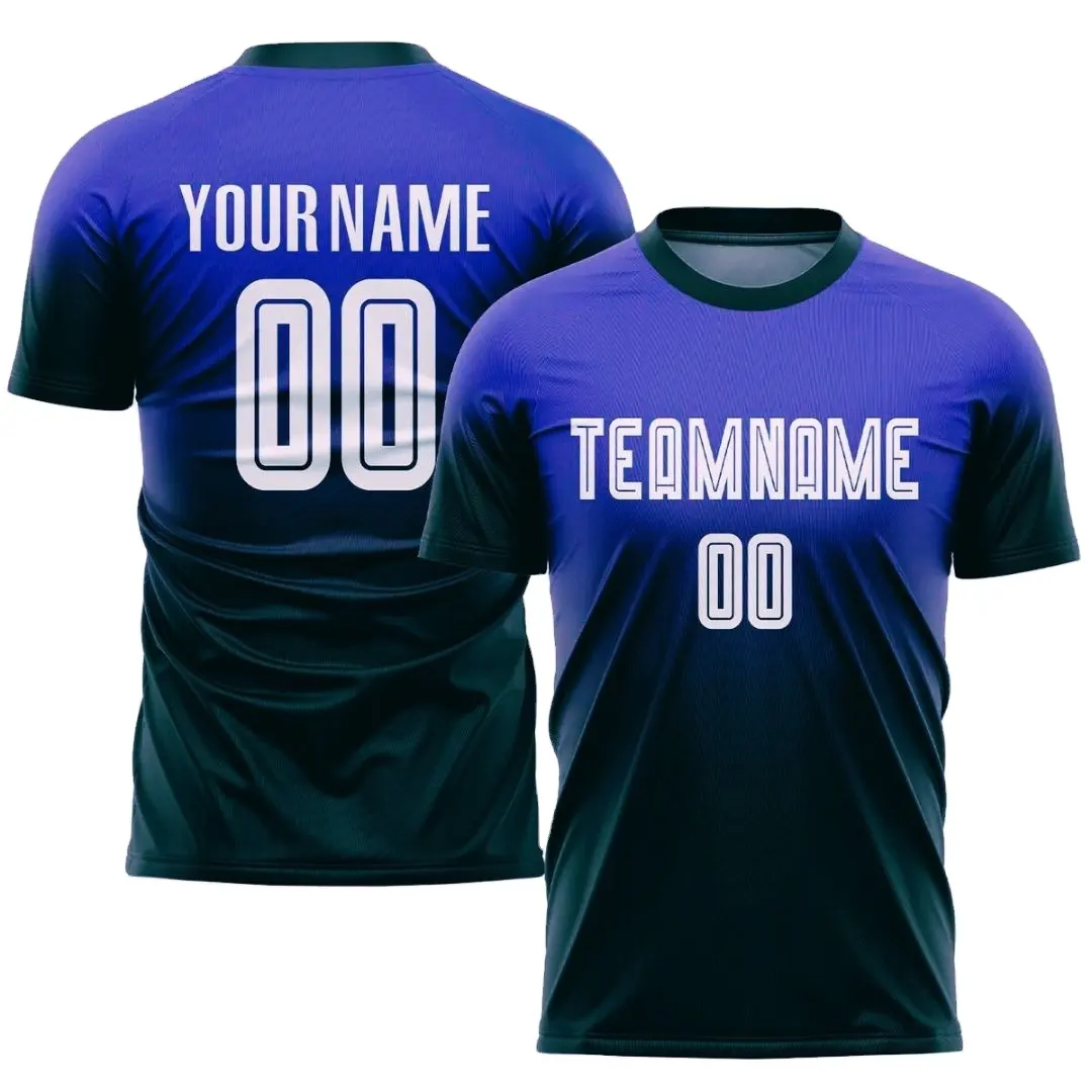 2023 High Quality 100% Polyester Quick Dry sublimation Printing Football/Soccer Uniform For Men