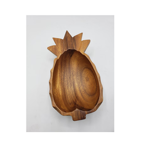 Bol de service en bois en forme d'ananas Occasions de fête Article décoratif Dernière pièce au prix le plus bas - Product Image 2