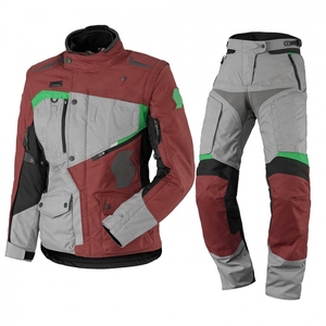 Traje de moto para hombre Cordura Racing impermeable chaqueta de moto pantalón blindado - Product Image 4