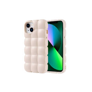 Coque en silicone souple brillante pour iPhone 14, étui de téléphone blanc brillant avec pendentif, en silicone souple pour iPhone 7 Plus, 11 Pro, 14 Plus, 13 Pro Max - Product Image 1