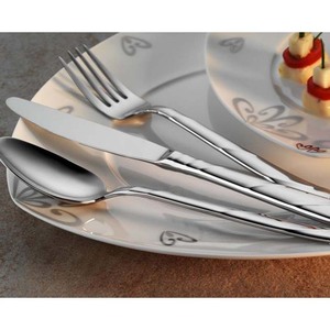 Diseño personalizado Fabricante al por mayor Metal Acero inoxidable Vajilla Diseñador Cuchara Cuchillo Tenedor Cubiertos Juego para hoteles - Product Image 3