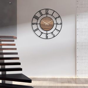 นาฬิกาโลหะหน้าปัดเข็มเดี่ยวสุดหรูทันสมัยนาฬิกาศิลปะแบบนามธรรมมาใหม่สำหรับตกแต่งบ้านอินเดีย - Product Image 5