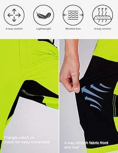 Pantalons de travail de sécurité réfléchissants de haute qualité pour hommes, pantalons à haute visibilité pour hommes - Product Image 2