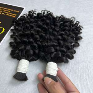 CDYHAIRVN Premium Eurasian Curl Bulk Human Hair Unprocessed Vietnamese Raw Virgin Hair Cuticle Aligned For Vendors - Product Image 1