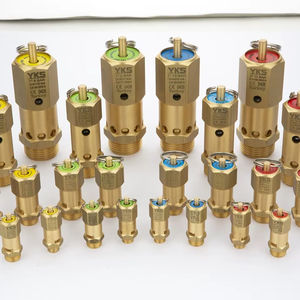 Vanne de sécurité en laiton certifiée CE |   Type scellé |   Connexion 1/8″ - 1/4″ - 3/8″ - 1/2″ - 3/4″ - 1″ |   Pression de 21 à 65 bars |   MS58 - Product Image 1