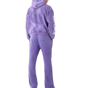 Chándal con Capucha y Pantalones Deportivos de Diseño Más Reciente de 2025, Chándal de Invierno y Verano de Forro Polar 100% Algodón, Talla Grande, Chándal al por Mayor para Hombre - Product Image 6