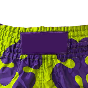 Short de boxe Muay Thai coupe haute style rétro Short Muay Thai de haute qualité sublimé Short Muay Thai - Product Image 6