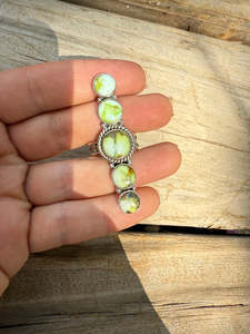 Handmade Palomino Turquoise & Sterling <b>Adjustable</b> Stone <b>Ring</b> Turquoise <b>Ring</b> 925 Sterling <b>Silver</b> for Wedding Fashionable Stylish - Product Image 5