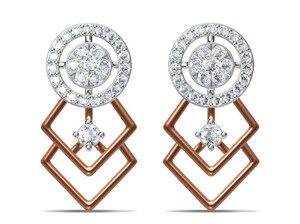 Romantic Korean Style Wedding Evening Jewelry Gift <b>Set</b> <b>Square</b> Zircon VVS Miossanite Diamond Yellow Gold for Engagement Necklace - Product Image 2