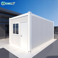 Petite maison portable personnalisable de luxe 20 pieds 40 pieds Conteneur modulaire détachable Maison mobile en acier Hôtels préfabriqués