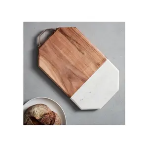 나무와 대리석 과일 도마 도매 공급 업체에 대한 최신 디자인 맞춤형 크기 치즈 도마