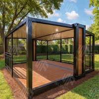 Casa Contenedor Portátil Prefabricada de Acero, Expandible, Modular, de 20 Pies, para Viviendas Pequeñas, Suministro del Fabricante