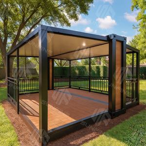 Fabricant de structures en acier préfabriquées, maisons préfabriquées mobiles, conteneurs portables, maisons modulaires extensibles de 20 pieds, petites maisons modulaires - Product Image 4