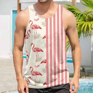 Oem Casual Sleeveless Breathable <b>Mesh</b> Seamless Tank <b>Top</b> Custom Printing Mens Quick Dry Back Running Singlet - Product Image 3