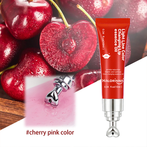 HALORINNA Anti Fine Lines Magic Color Changing Lip <span class=keywords><strong>Oil</strong></span> 10ml Cherry <span class=keywords><strong>Pink</strong></span> Melembapkan, Mempertebal, dan Memperbaiki Bibir Serum <span class=keywords><strong>Oil</strong></span> untuk Perawatan Bibir - Product Image 1