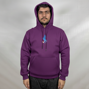 Pull à capuche de haute qualité, impression personnalisée, logo personnalisé, basiques en coton mélangé, poids lourd, sweats à capuche basiques - Product Image 3