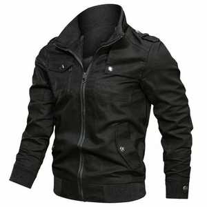 Chaqueta de invierno para hombre, diseño personalizado, ecológica, acolchada, de algodón y mezclilla, estilo Letterman, talla grande, profesional, con cierre frontal, de Bangladesh - Product Image 4