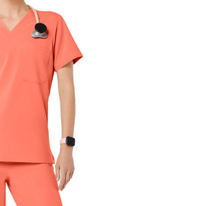Uniformes Médicos de Alta Calidad para Mujer, Tejido de Punto, Tallas y Colores Personalizables, Fáciles de Usar, 100% Poliéster, Venta al Por Mayor - Product Image 2