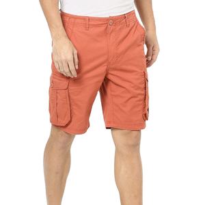 Shorts Cargo pour hommes coupe ample de haute qualité noir kaki pantalon court multi-poches coton hommes Plaid Cargo Shorts - Product Image 1