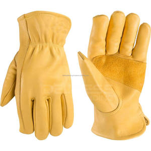High Quality Original Leather <b>Driving</b> <b>Gloves</b> <b>Men</b> Women Casual Winter Safety Design Outdoor Cycling Travel Finger Sports Needle - Product Image 4