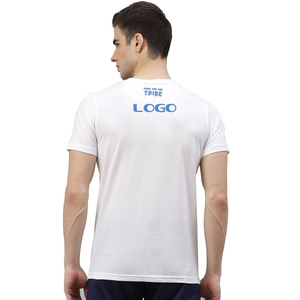 Camiseta clásica personalizada con estampado 3D Puff para hombre 100% algodón liso diseño extragrande con logotipo estampado en espuma - Product Image 6