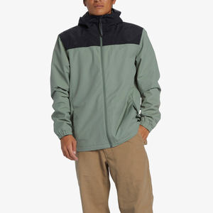 Chaqueta cortavientos resistente al agua con logotipo personalizado para hombres Abrigo impermeable elegante de talla grande para exteriores para todas las actividades - Product Image 2