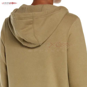 Sudadera con cremallera deportiva transpirable para mujer con corte moderno y tela de rendimiento ligero Sudadera con capucha con cremallera personalizada para mujer - Product Image 5