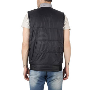 Adultos Uso al aire libre Chaqueta sin mangas Nuevo estilo Hombres Chaqueta sin mangas Liso teñido Hombres Chaqueta sin mangas - Product Image 4