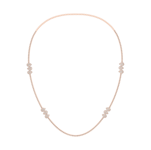 2025 diseño nupcial tendencia elegante Tenis de mujer forma de pera diamante 14K oro blanco joyería fina fábrica al por mayor hecho India regalo - Product Image 4