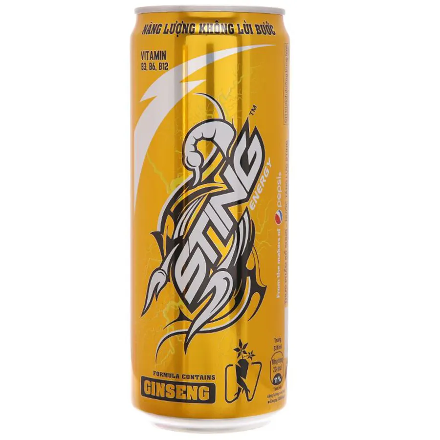 Sting Energy Drink Gold Rush Can/ Carbonated Drinks/ energy drinks