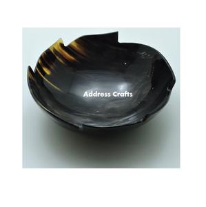 Venta directa de fábrica Cuerno de búfalo natural Ensalada Frutas Cuencos para servir para decorar la cocina Hogar con la mejor calidad de la India - Product Image 1