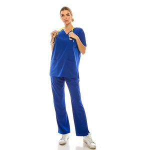 Ensembles d'uniformes d'infirmière en jersey médical de vente chaude pour femmes pour le service OEM d'hôpitaux disponible - Product Image 1