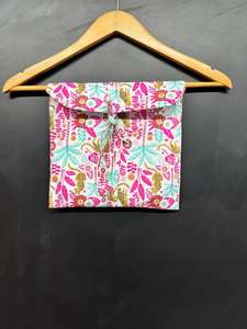 Conjunto de Pijama Informal de Verano para Mujer, Hecho a Mano en India, 100% Algodón, Estampado Floral, Cuello en V, Cintura Elástica, Logotipo Frontal, Secado Rápido - Product Image 2