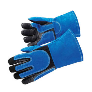 Gants de soudage à manchette longue pour des gants de soudage résistants aux flammes de sécurité supplémentaire avec paumes renforcées - Product Image 5