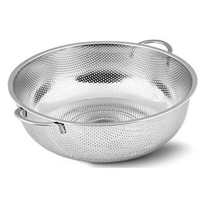 Superior Fine <b>Mesh</b> Stainless Steel Colander Bowl Extra-Large Strainer <b>Basket</b> for Easy Washing, Draining & Sifting - Product Image 3